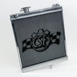 Load image into Gallery viewer, CSF 03-07 Mitsubishi Lancer EVO 7/8/9 1/2 Size Radiator - Polished - Main Product View