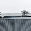 Load image into Gallery viewer, CSF 03-07 Mitsubishi Lancer EVO 7/8/9 1/2 Size Radiator - Polished - Side View