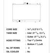 Load image into Gallery viewer, CSF 03-07 Mitsubishi Lancer Evo 7/8/9 Radiator - Back View