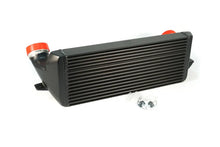 Load image into Gallery viewer, CSF 04-13 BMW 335i/xi (E90/E91/E92/E93) High Performance Stepped Core Bar/Plate Intercooler - Black - Side View