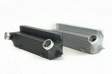 Load image into Gallery viewer, CSF 04-13 BMW 335i/xi (E90/E91/E92/E93) High Performance Stepped Core Bar/Plate Intercooler - Black - Installation View