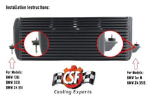 Load image into Gallery viewer, CSF 04-13 BMW 335i/xi (E90/E91/E92/E93) High Performance Stepped Core Bar/Plate Intercooler - Black - Additional View 5