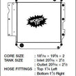 Load image into Gallery viewer, CSF 05-06 Jeep Wrangler Radiator - Side View