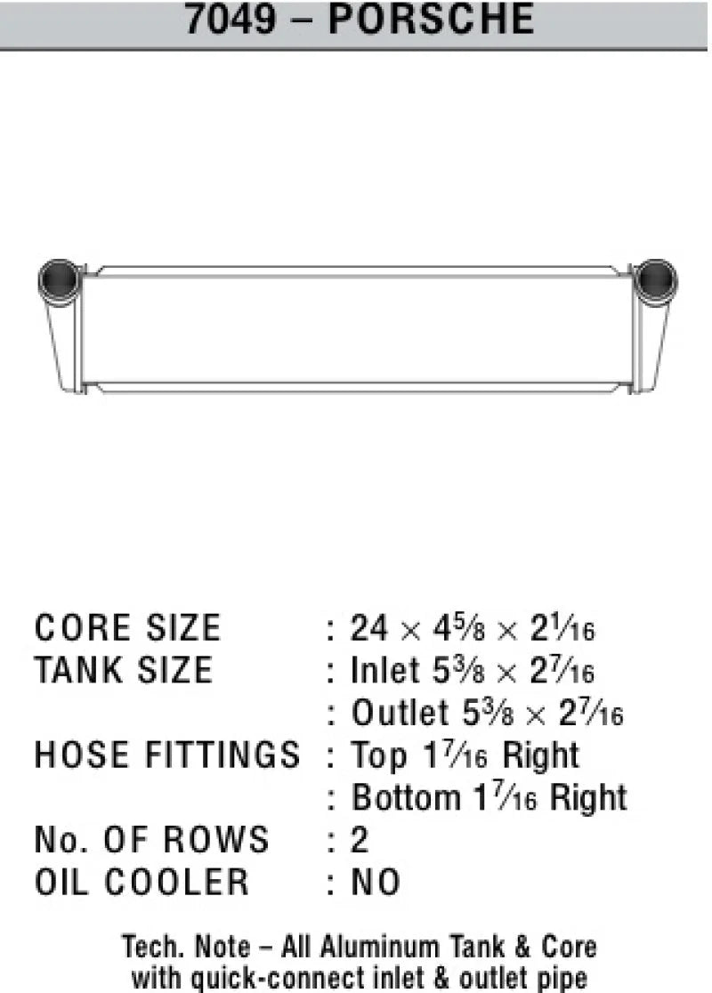 CSF 05-11 Porsche Boxster (987) / 05-11 Porsche 911 Carrera (997) Center Radiator - Additional View 7