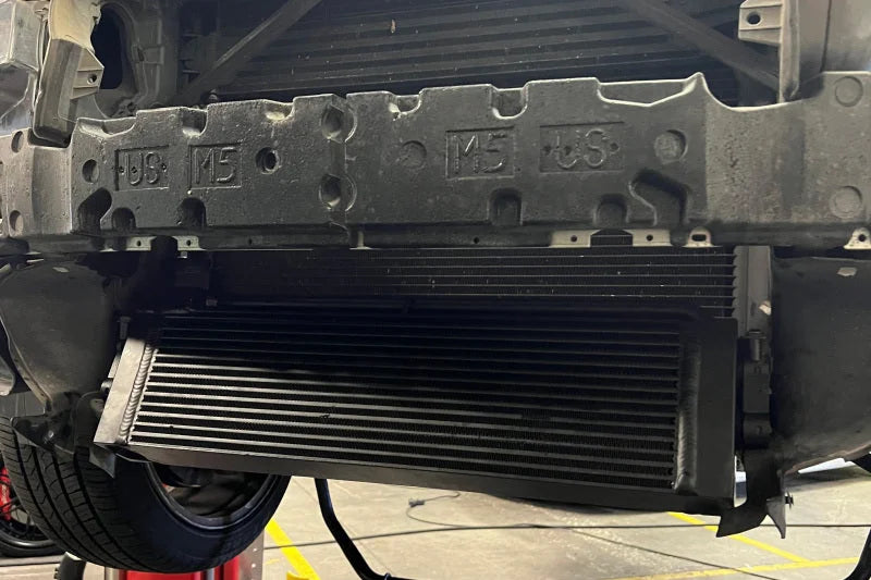 CSF 06-10 BMW E60 M5 / E63 / E64 M6 Race-Spec Oil Cooler - Side View
