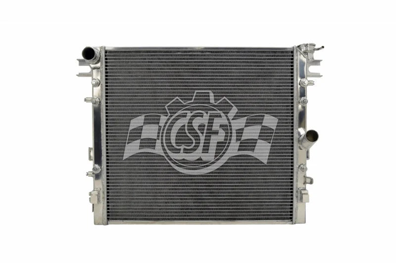 CSF 07-18 Jeep Wrangler (JK) Radiator - Side View