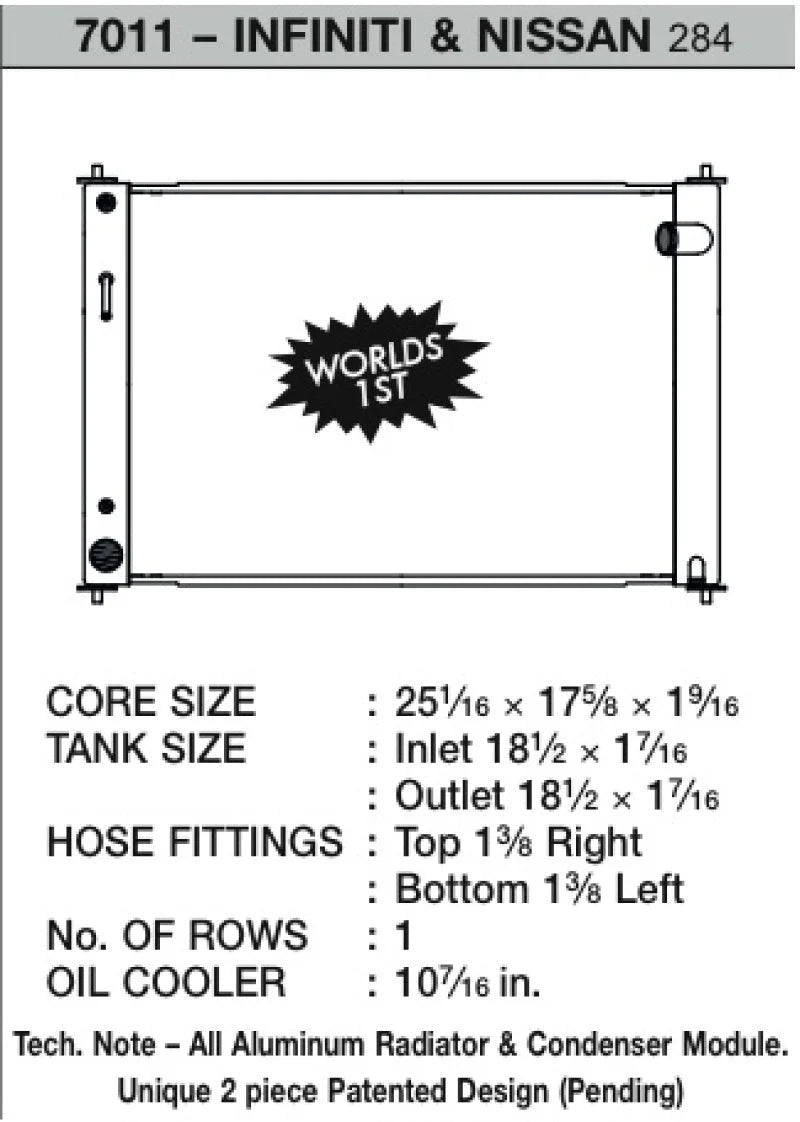 CSF 08-13 Nissan 370Z A/T Radiator - Additional View 6