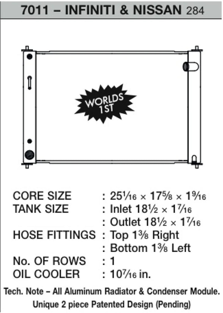 CSF 08-13 Nissan 370Z A/T Radiator - Additional View 6