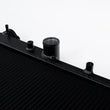 Load image into Gallery viewer, CSF 08-15 Subaru Impreza WRX/STI 1-Row 31mm High-Performance Aluminum Radiator - Black - Back View