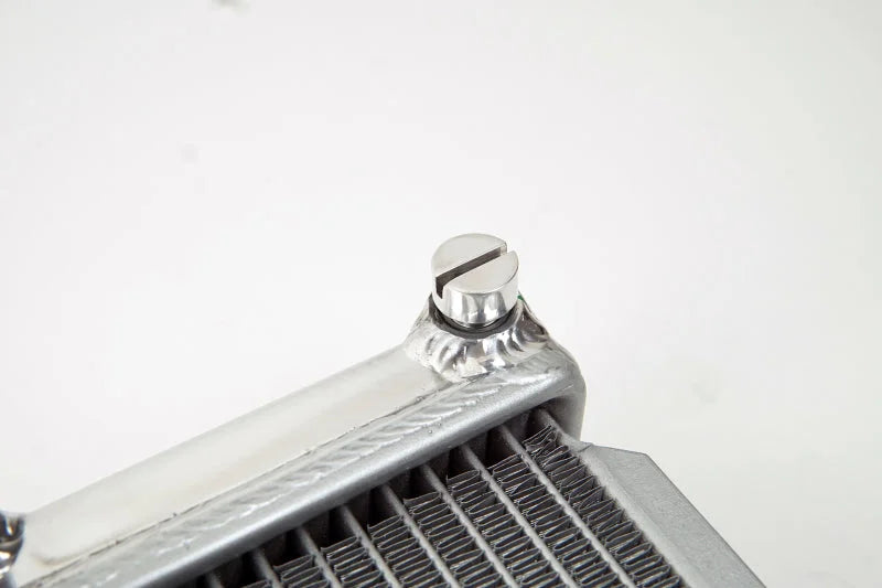 CSF 08-15 Subaru Impreza WRX/STI 2-Row 42mm High-Performance Aluminum Radiator - Back View