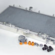 Load image into Gallery viewer, CSF 08-15 Subaru WRX/STI 2-Row Radiator w/Built-In Oil Cooler - Installation View
