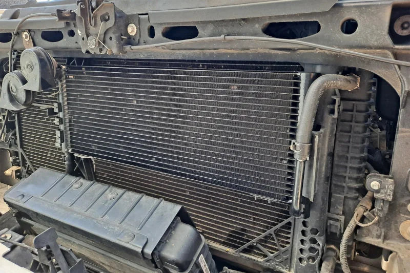 CSF 09-14 Ford F-150 and Raptor Transmission Oil Cooler - Side View