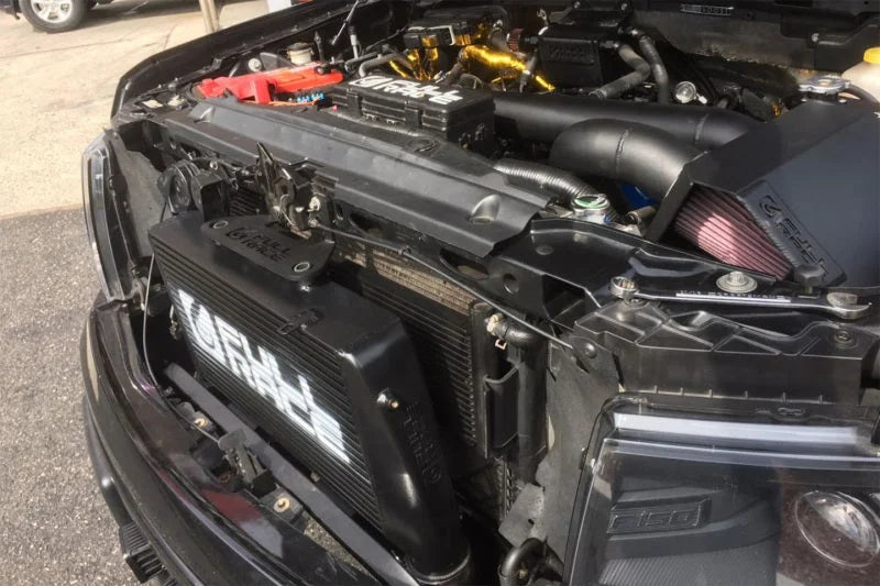 CSF 09-14 Ford F-150 and Raptor Transmission Oil Cooler - Back View