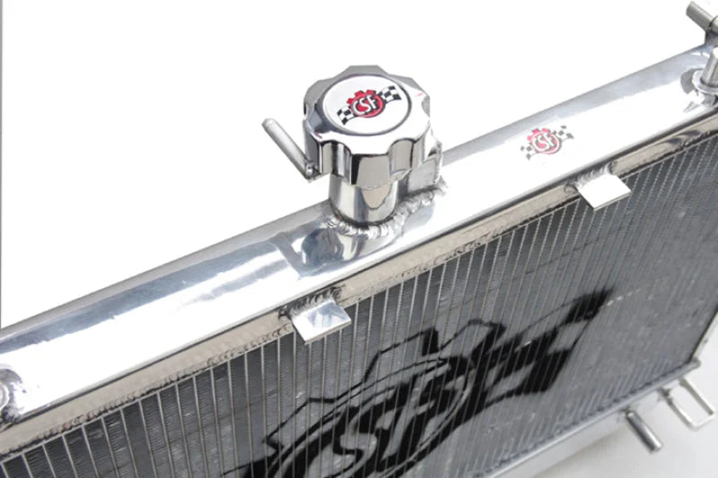 CSF 10-12 Chevrolet Camaro V8 Radiator - Back View