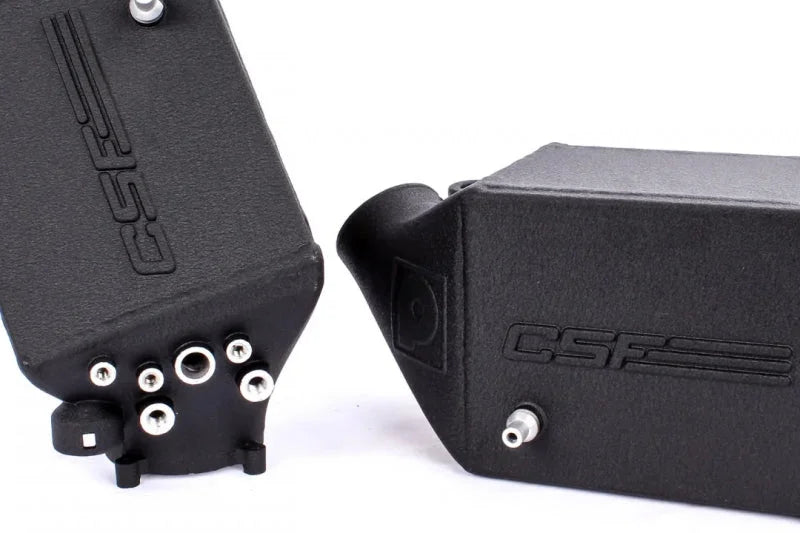 CSF 12-16 BMW M5 (F10) / 12-18 BMW M6 (F06/F12/F13) Twin Charge-Air-Cooler Set - Crinkle Black - Additional View 6