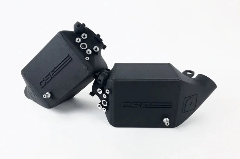 CSF 12-16 BMW M5 (F10) / 12-18 BMW M6 (F06/F12/F13) Twin Charge-Air-Cooler Set - Crinkle Black - Additional View 7