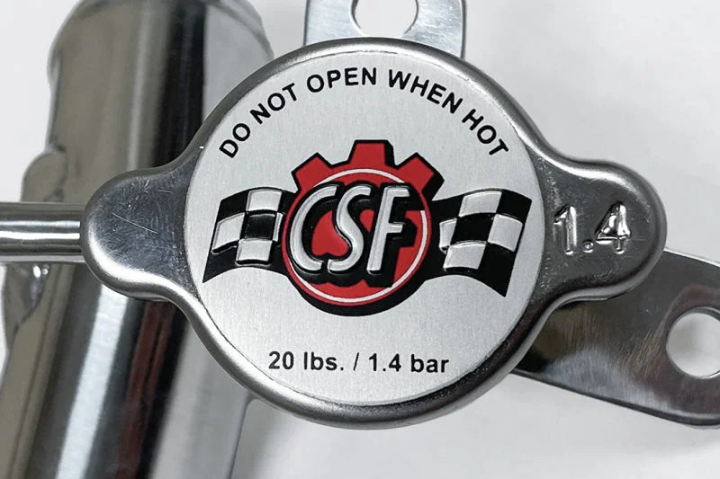 CSF 13+ BRZ / 13-20 Toyota 86 / 22+ GR86 Aluminum Filler Neck w/ High Pressure Radiator Cap - Installation View