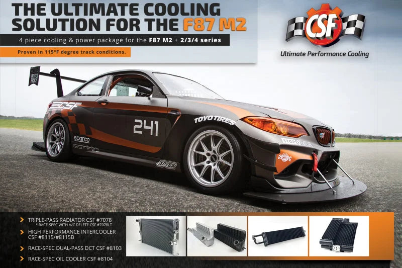 CSF 15-18 BMW M2 (F87) / 12-16 BMW M235i/M235ix Radiator - Additional View 7