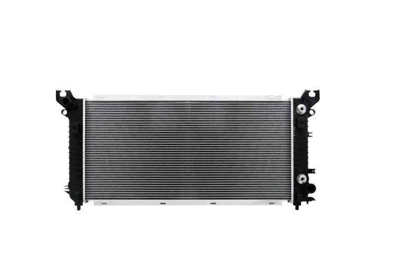 CSF 16-17 Cadillac Escalade 6.2L OEM Plastic Radiator - Side View