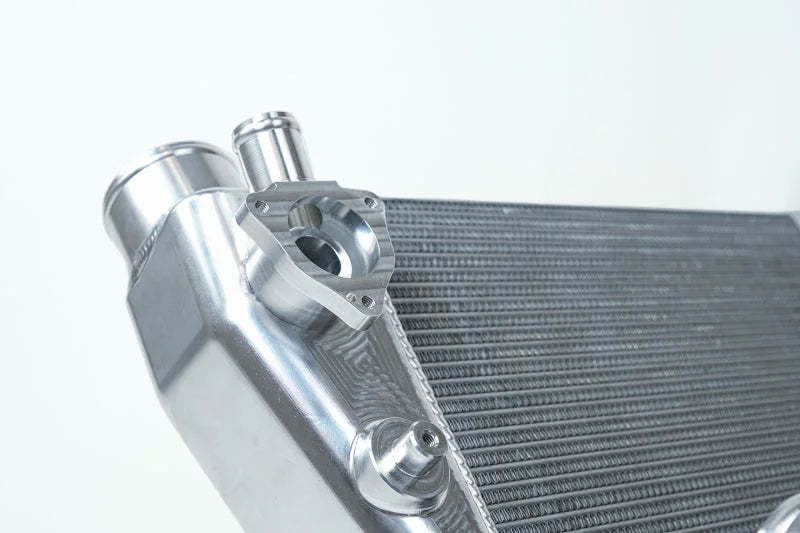 CSF 16-19 Ferrari 488 GTB/Spider 19-20 Pista High Performance Intercooler System - Black - Back View