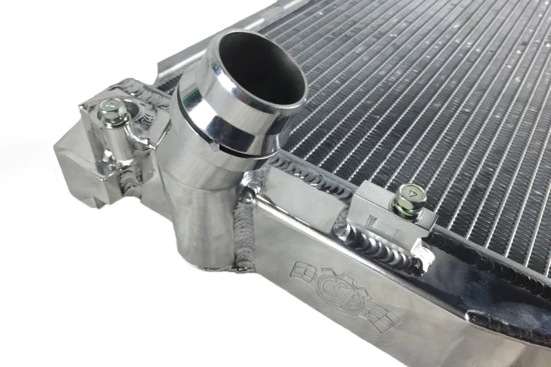 CSF 2011+ BMW 1 Series M / 07-11 BMW 335i / 2009+ BMW Z4 sDrive30i/Z4 sDrive35i (A/T Only) Radiator - Side View