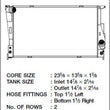 Load image into Gallery viewer, CSF 2011+ BMW 1 Series M / 07-11 BMW 335i / 2009+ BMW Z4 sDrive30i/Z4 sDrive35i (A/T Only) Radiator - Back View