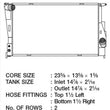 Load image into Gallery viewer, CSF 2011+ BMW 1 Series M / 08-11 BMW 135i / 07-11 BMW 335i M/T Radiator - Back View
