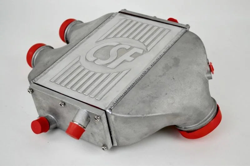 CSF 2014+ BMW M3/M4 (F8X) Top Mount Charge-Air-Cooler - Raw Finish - Side View