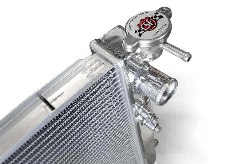 CSF 2016+ 3.5L and 2.7L 05-15 4.0L and 2.7L Toyota Tacoma Radiator - Back View