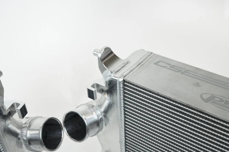 CSF 2019+ Lamborghini Urus / 2020+ Audi RS Q8 / SQ8 / SQ7 High Performance Intercooler System- Raw - Back View