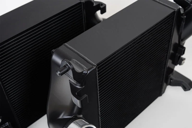CSF 2020+ Audi SQ7 / SQ8 High Performance Intercooler System - Thermal Black - Back View