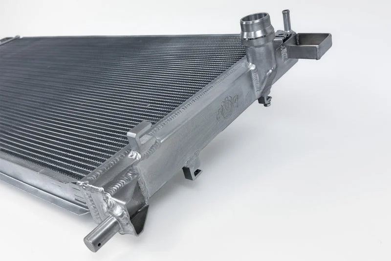CSF 2021+ Ford Bronco/2024+ Ford Ranger 2.3L & 2.7L EcoBoost Heavy Duty All Metal Radiator - Side View