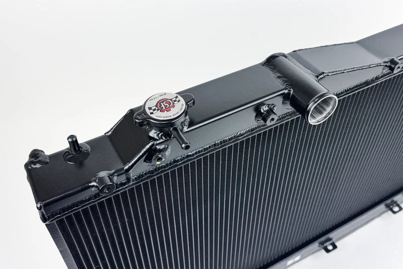 CSF 2022+ Subaru WRX All Aluminum Radiator - Black - Side View