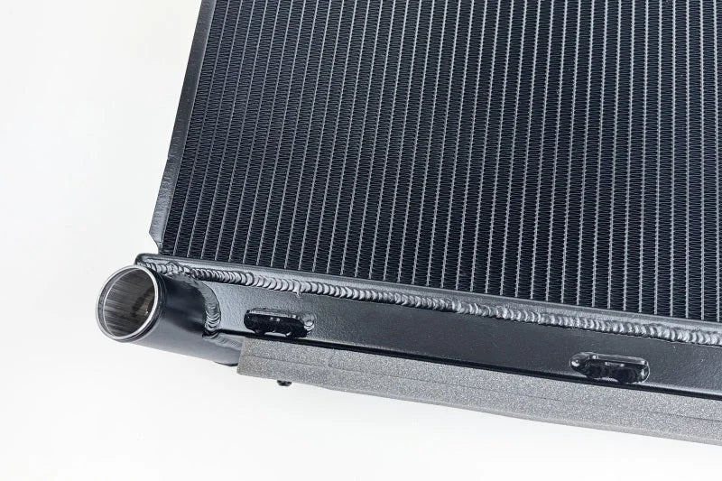 CSF 2022+ Subaru WRX All Aluminum Radiator - Black - Back View