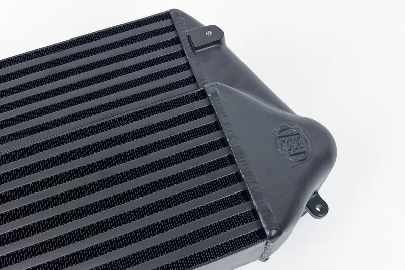 CSF 2023+ Toyota GR Corolla/2020+ GR Yaris High Performance Stepped Core Intercooler System - Black - Side View