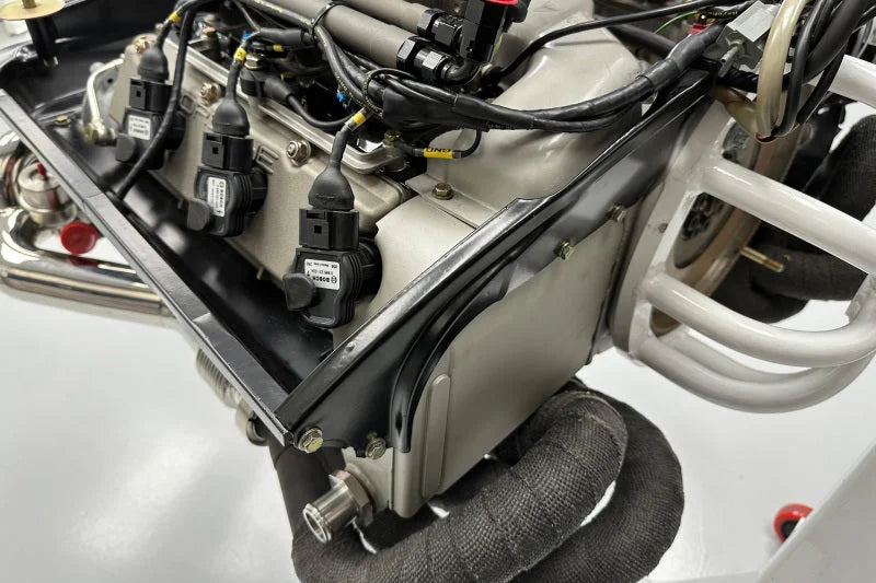 CSF 65-73 Porsche 911 / 74-89 Porsche 911/930 Turbo Engine Oil Cooler - Back View