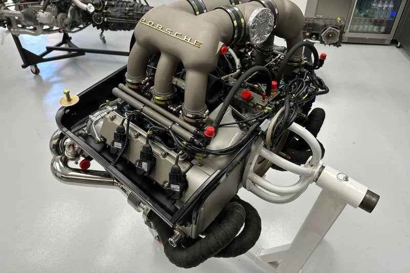 CSF 65-73 Porsche 911 / 74-89 Porsche 911/930 Turbo Engine Oil Cooler - Installation View