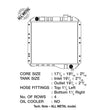 Load image into Gallery viewer, CSF 70-80 Toyota Landcruiser 3.9L/4.2L Heavy Duty 4 Row All Metal Radiator - Installation View