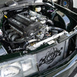 Load image into Gallery viewer, CSF 84-88 Mercedes-Benz W201 190E 2.3L - 16 w/ A/C High Performance Aluminum Radiator - Installation View
