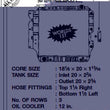 Load image into Gallery viewer, CSF 87-02 Jeep Wrangler 2.5L OEM Plastic Radiator - Side View