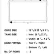 Load image into Gallery viewer, CSF 89-97 Mazda Miata Radiator - Back View