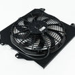 Load image into Gallery viewer, CSF 92-00 Honda Civic All-Aluminum Fan Shroud w/12in SPAL Fan - Black Finish - Main Product View