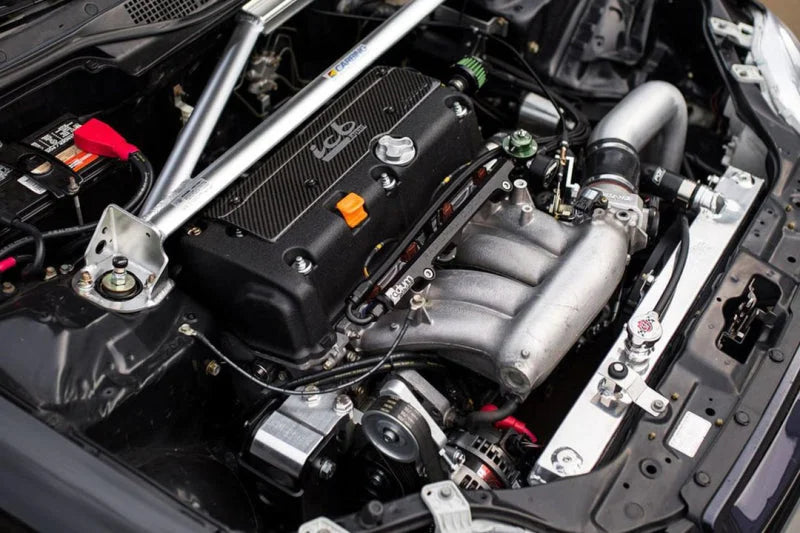 CSF 92-00 Honda Civic w/K-Swap V3 Radiator - Back View