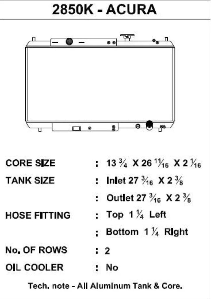 CSF 92-00 Honda Civic w/K-Swap V3 Radiator - Additional View 8