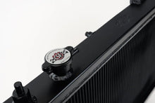 Load image into Gallery viewer, CSF 92-00 Honda Civic w/K-Swap V3 Radiator - Black Finish - Back View