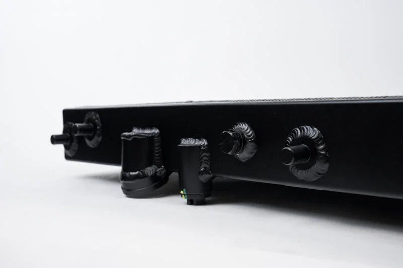 CSF 92-00 Honda Civic w/K-Swap V3 Radiator - Black Finish - Additional View 5