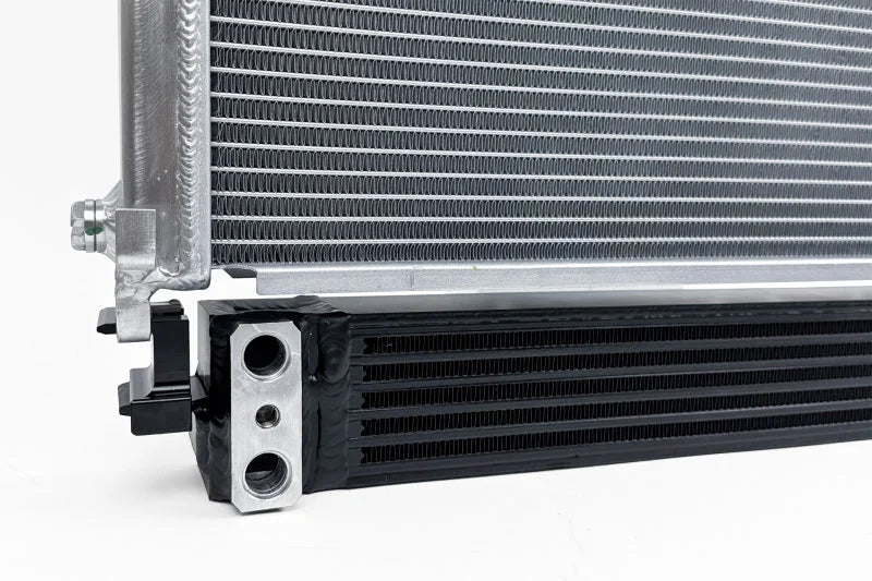CSF 92-99 BMW E36 Euro Spec High Performance All Aluminum Engine Oil Cooler - Back View
