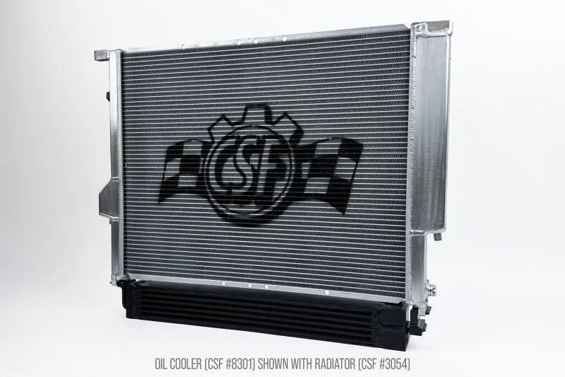CSF 92-99 BMW E36 Euro Spec High Performance All Aluminum Engine Oil Cooler - Installation View