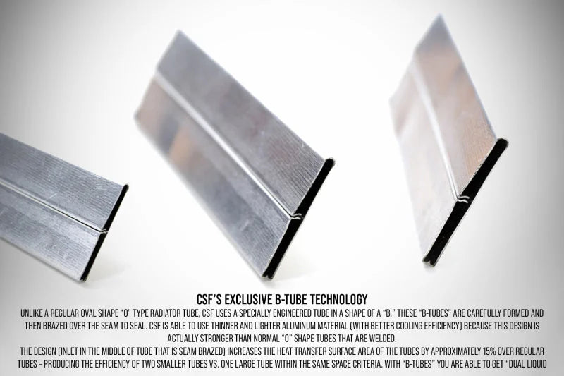 CSF 93-98 Toyota MK4 Supra Radiator - Black Finish - Additional View 6