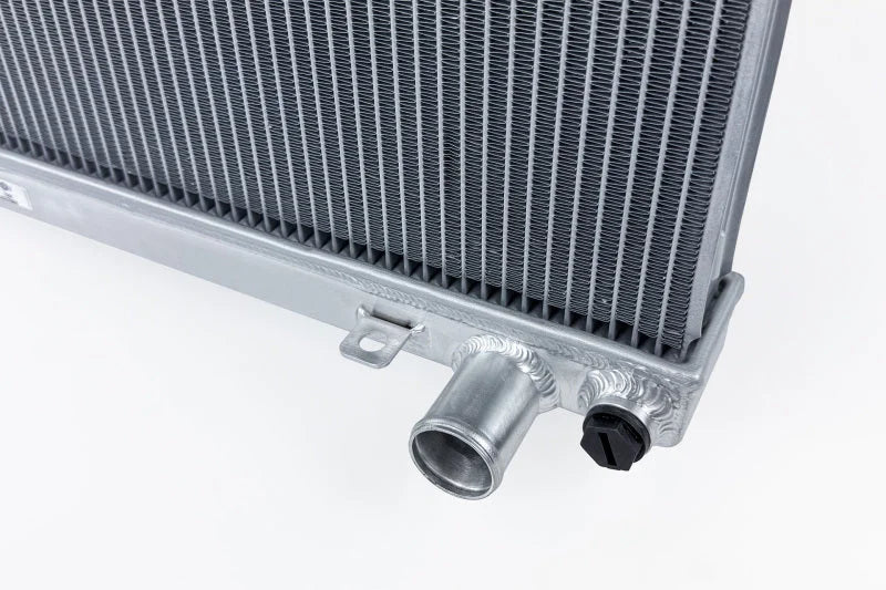 CSF 94-98 Nissan GT-R / GTS R33 High-Performance All-Aluminum Radiator - Black - Side View